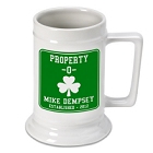 Personalized 16 oz. Property O German Beer Steins