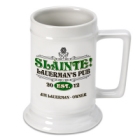 Personalized 16 oz. Slainte Irish Classic German Beer Steins