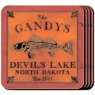 Walleye Coaster Set