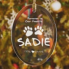 In Our Hearts Personalized Pet Memorial Christmas Tree Ornaments