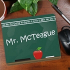 Personalized Teacher Chalkboard Mouse Pad