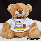 Teacher Personalized Plush Teddy Bear
